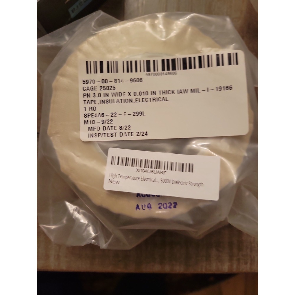 Glass Cloth‎ Electrical Tape, 3 in X 36 Yd (108 Ft) High Temperature Silicone